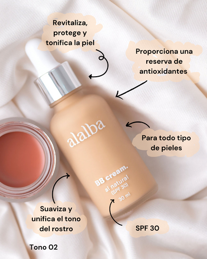 BB Cream Tono 02 | SPF 30 | Todo tipo de pieles | 30 ml